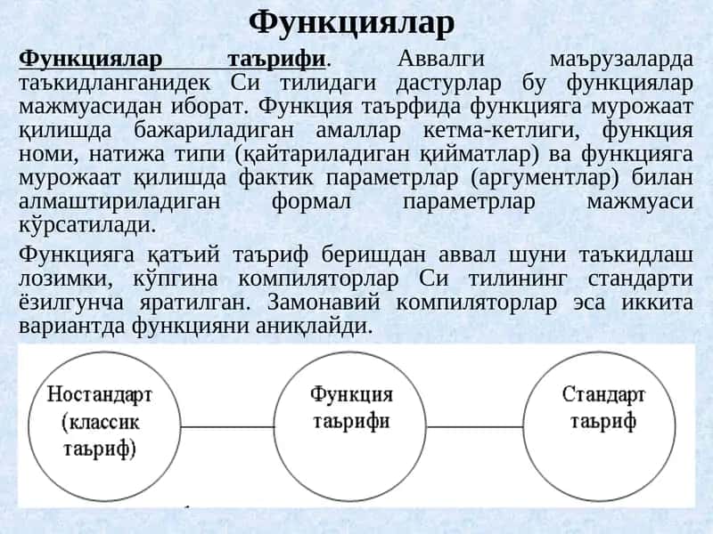 Функциялар 1