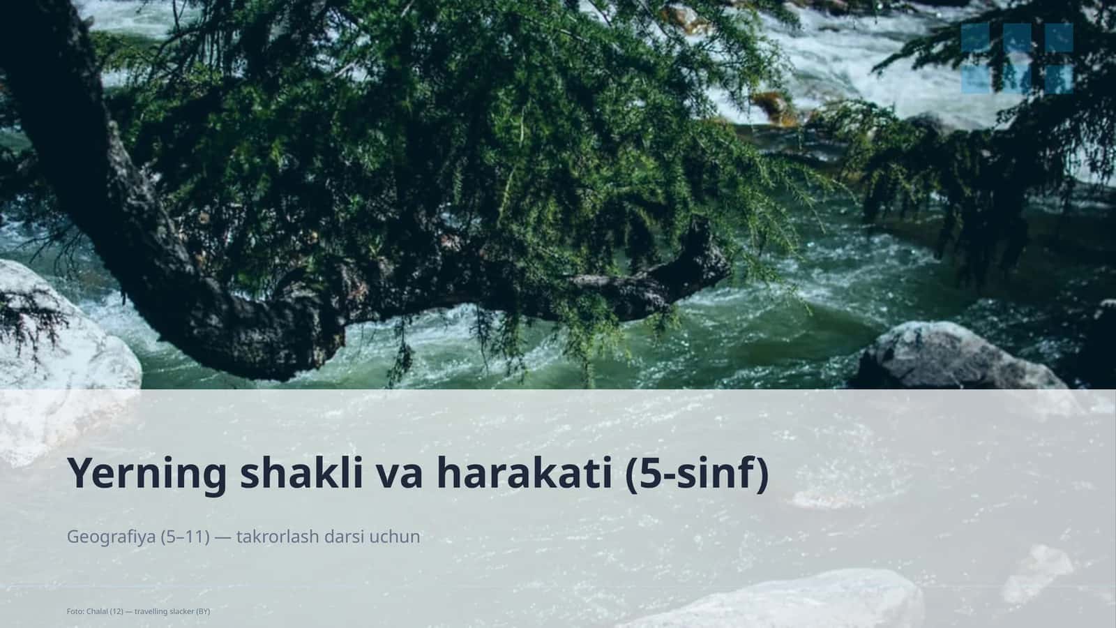 Yerning shakli va harakati (5-sinf) 1