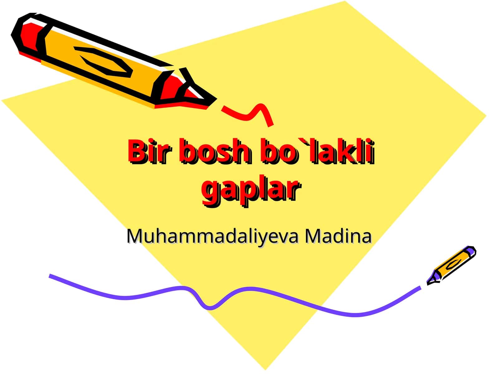 BIR BOSH BO‘LAKLI GAPLAR 1