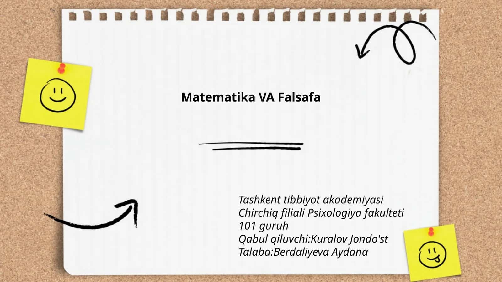 Matematika VA Falsafa 1