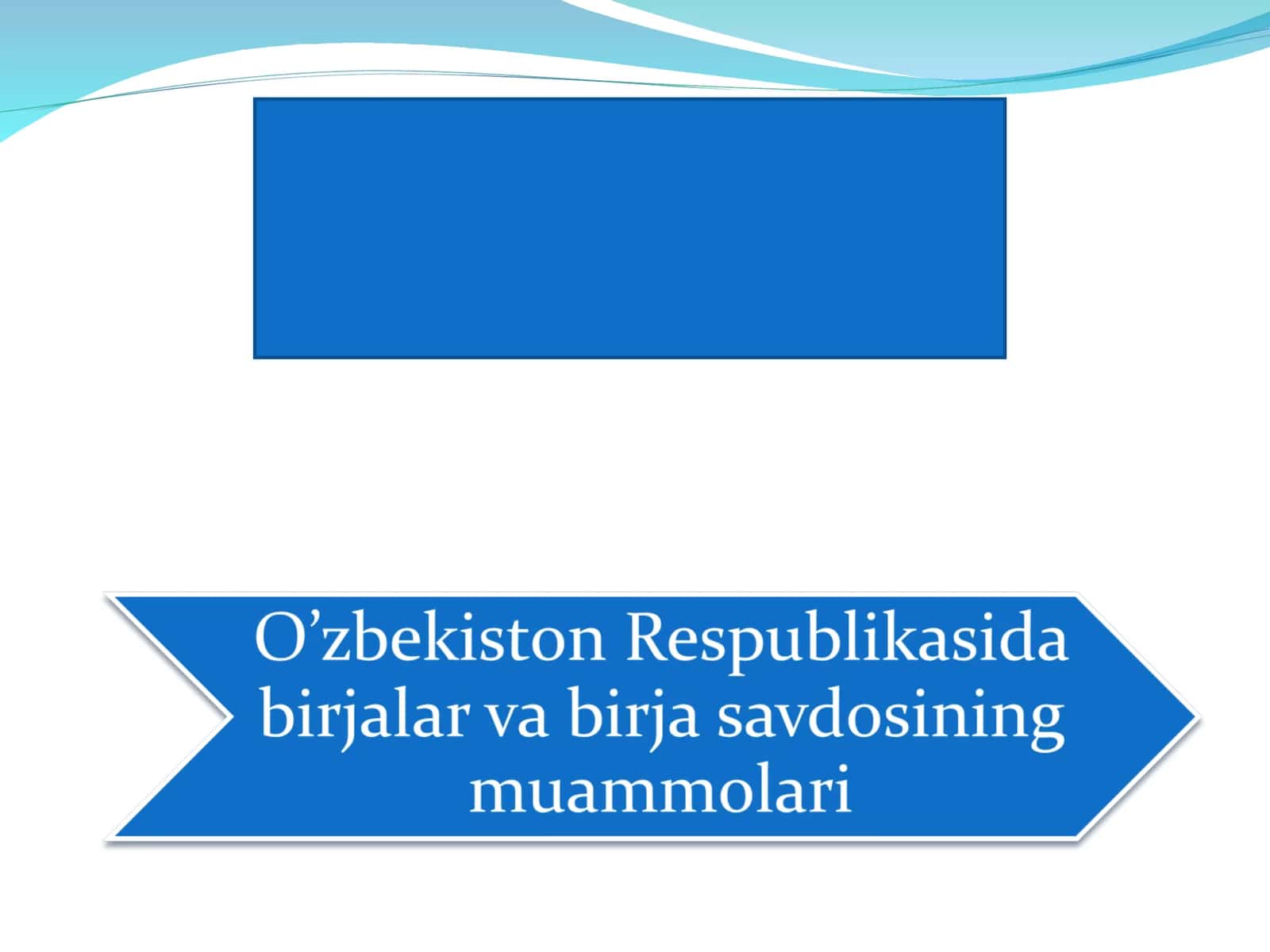 Birja faoliyati 1