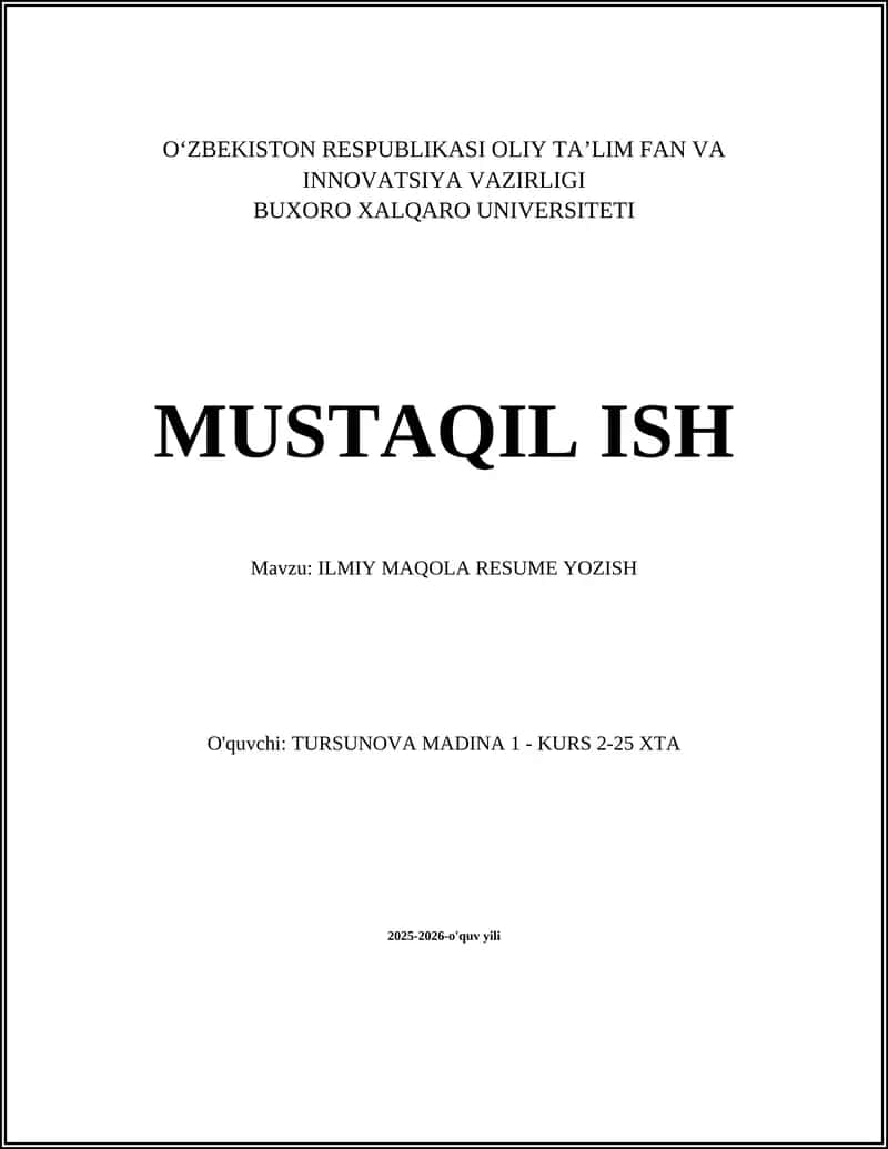 ILMIY MAQOLA RESUME YOZISH 1