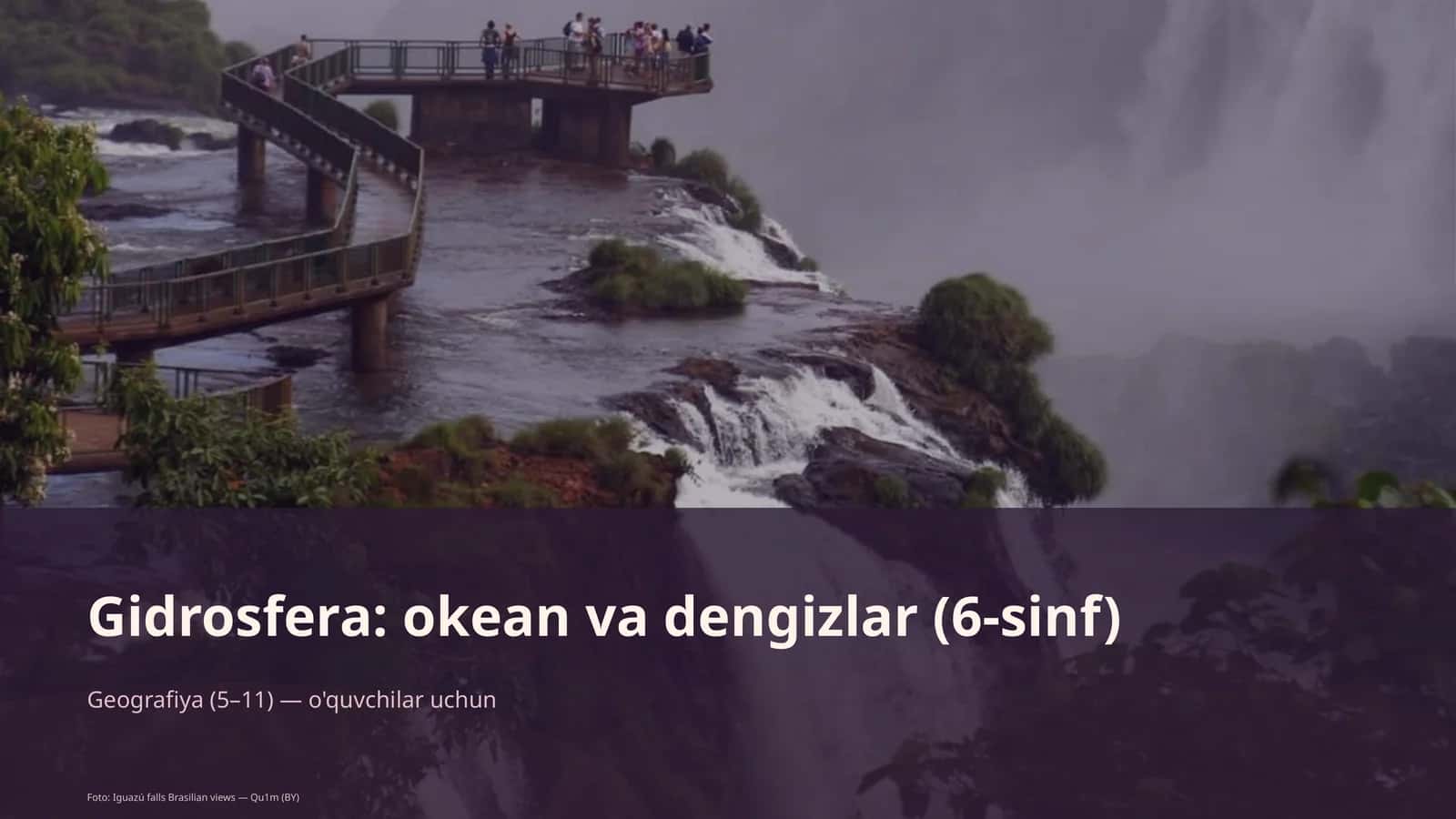 Gidrosfera: okean va dengizlar (6-sinf) 1