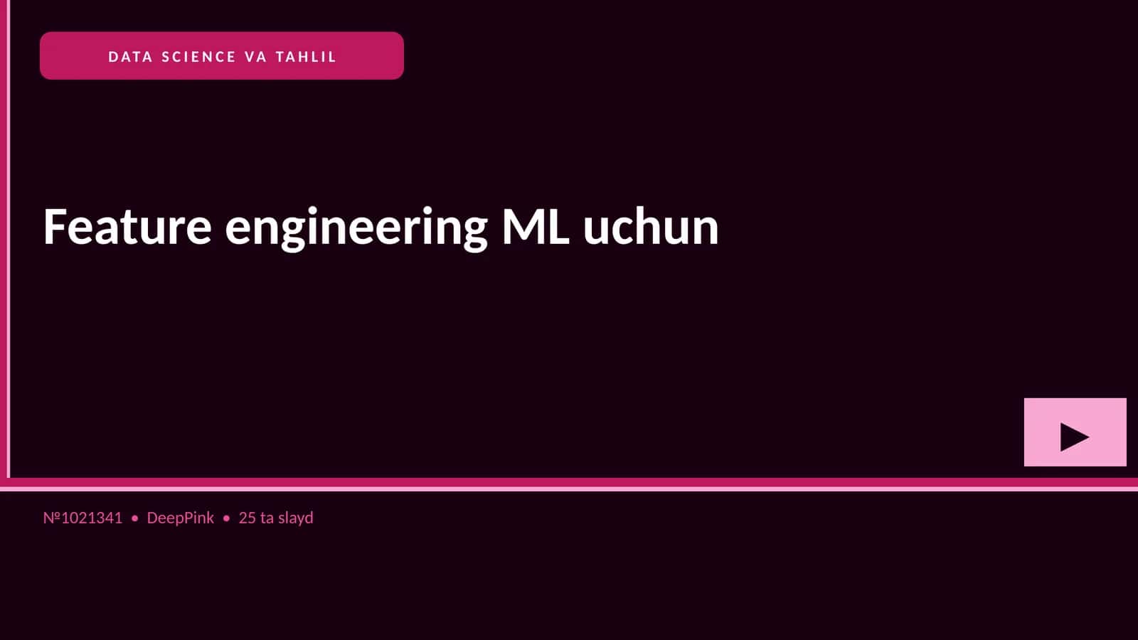 DATA SCIENCE VA TAHLIL 1