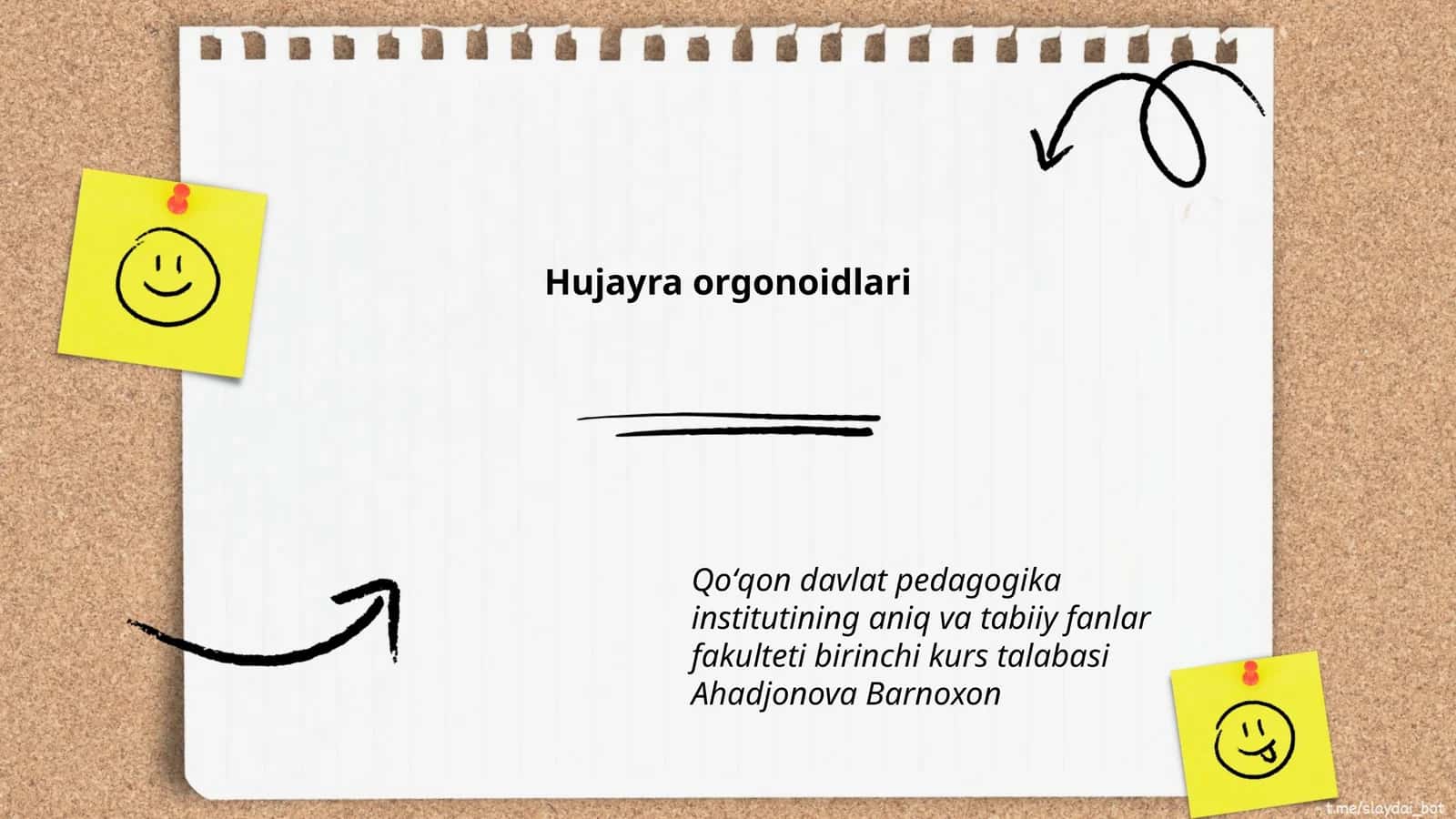 Hujayra orgonoidlari 1
