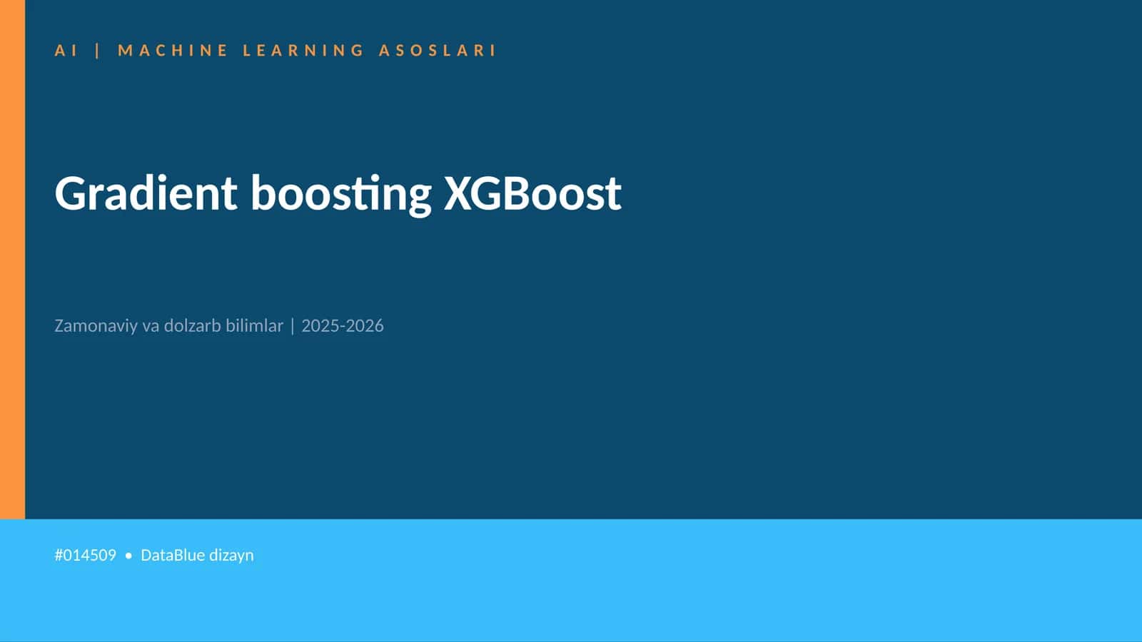 AI | MACHINE LEARNING ASOSLARI 1