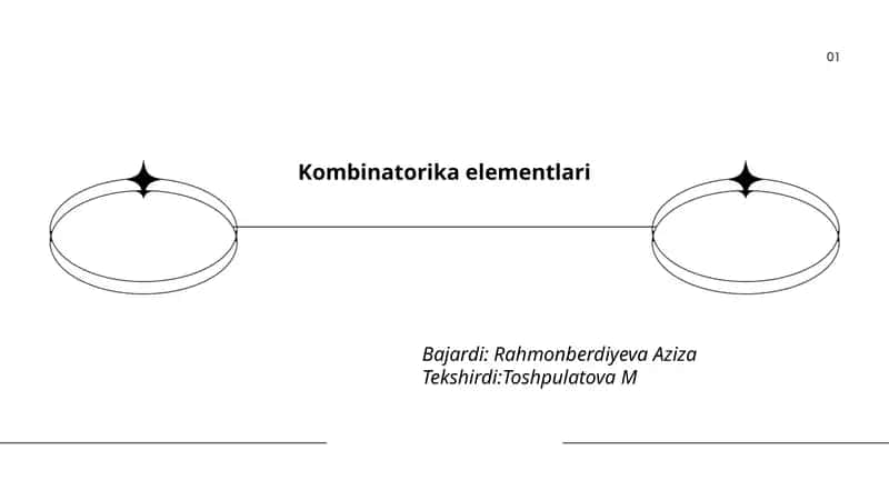 Kombinatorika elementlari 1
