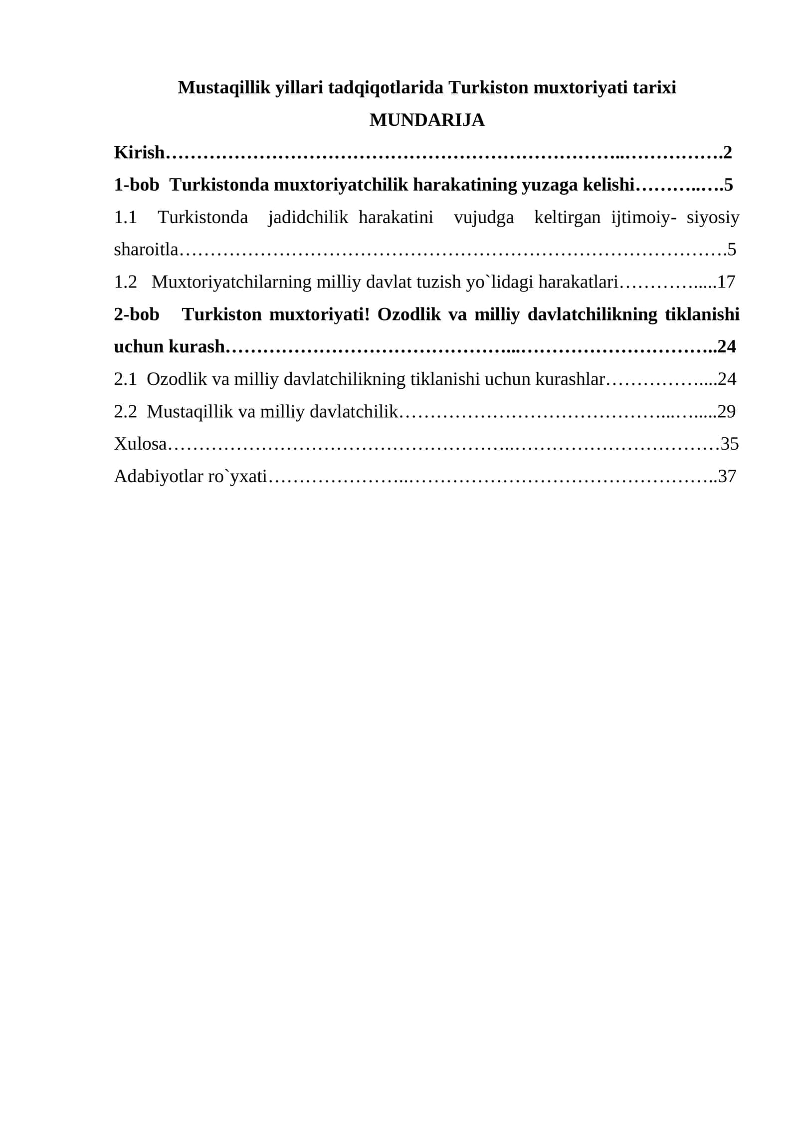 Turkiston muxtoriyati tarixi 1