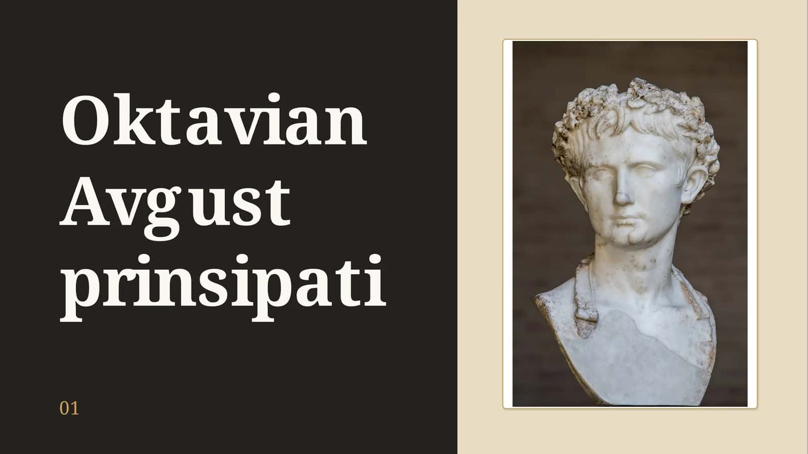 Oktavian Avgust prinsipati 1
