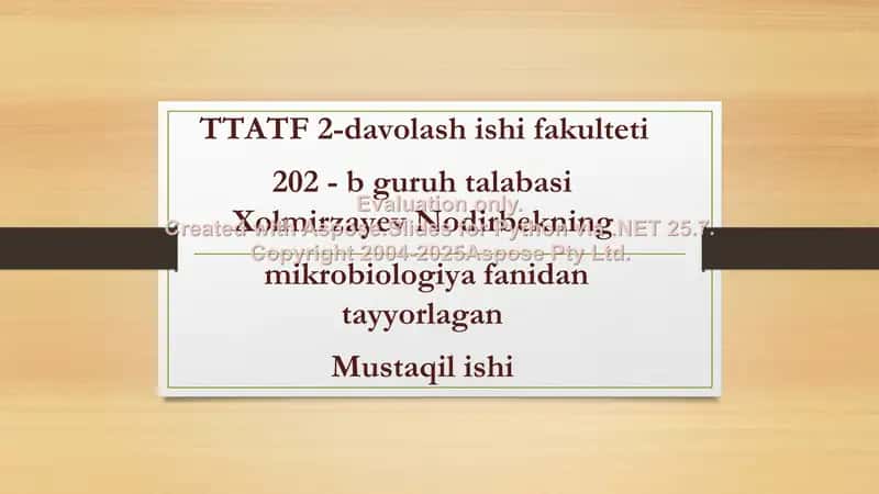 TTATF 2-davolash ishi fakulteti 1