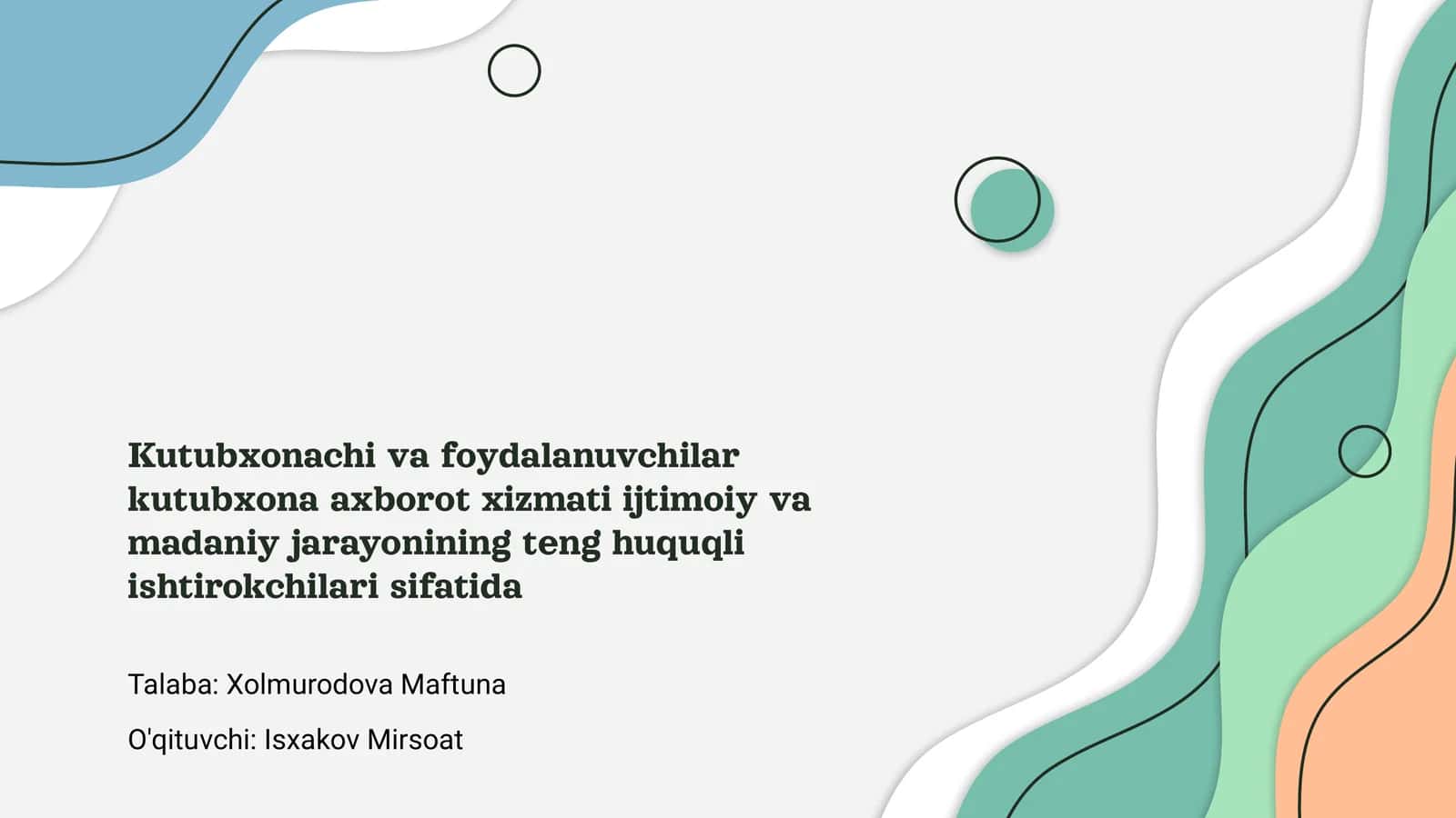 Kutubxona axborot xizmati 1