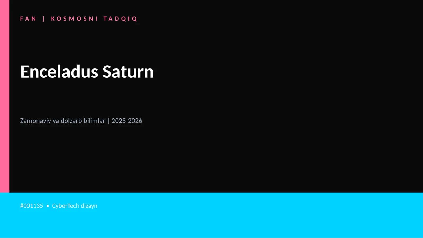 Enceladus Saturn 1