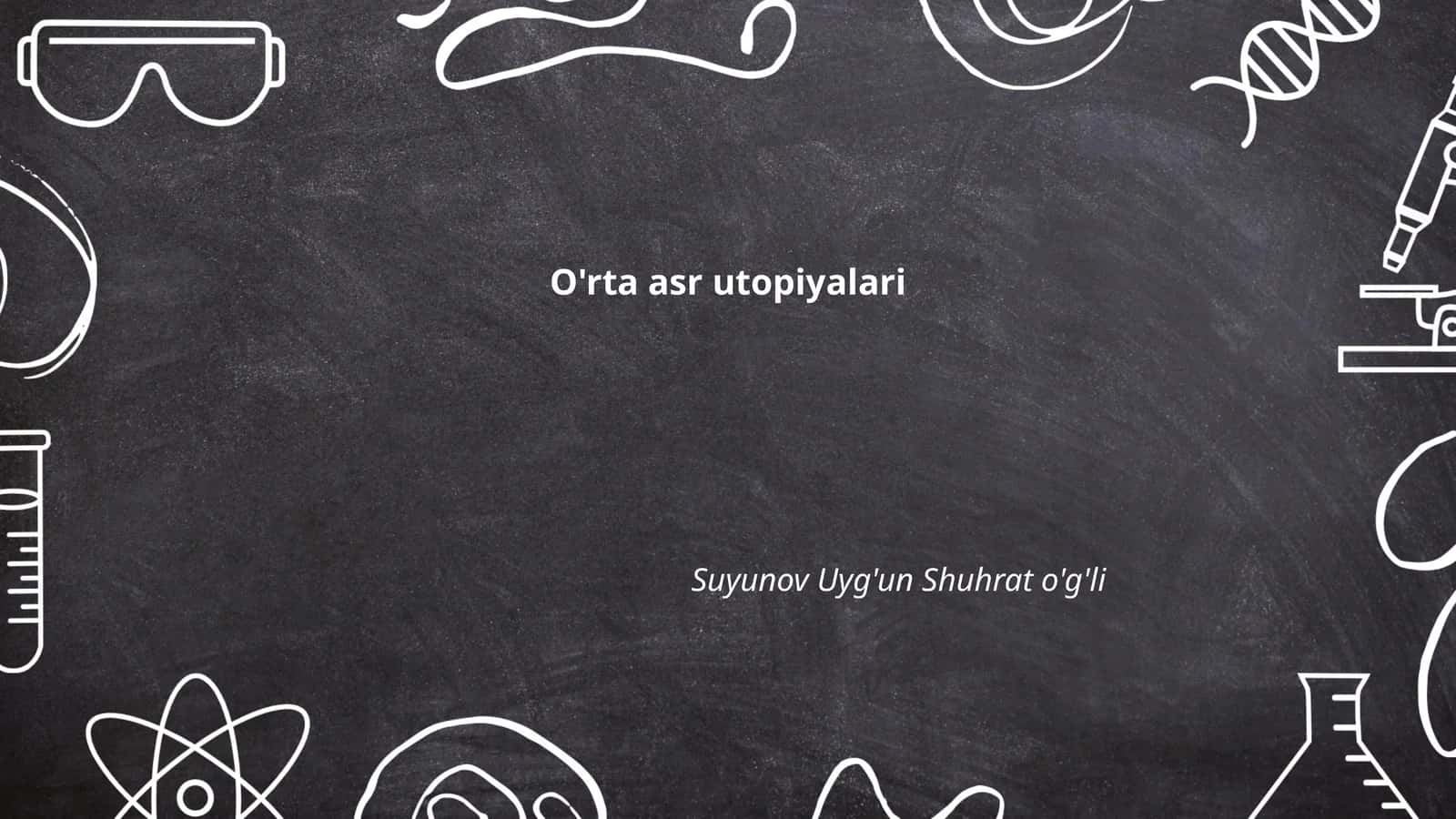 O'rta asr utopiyalari 1