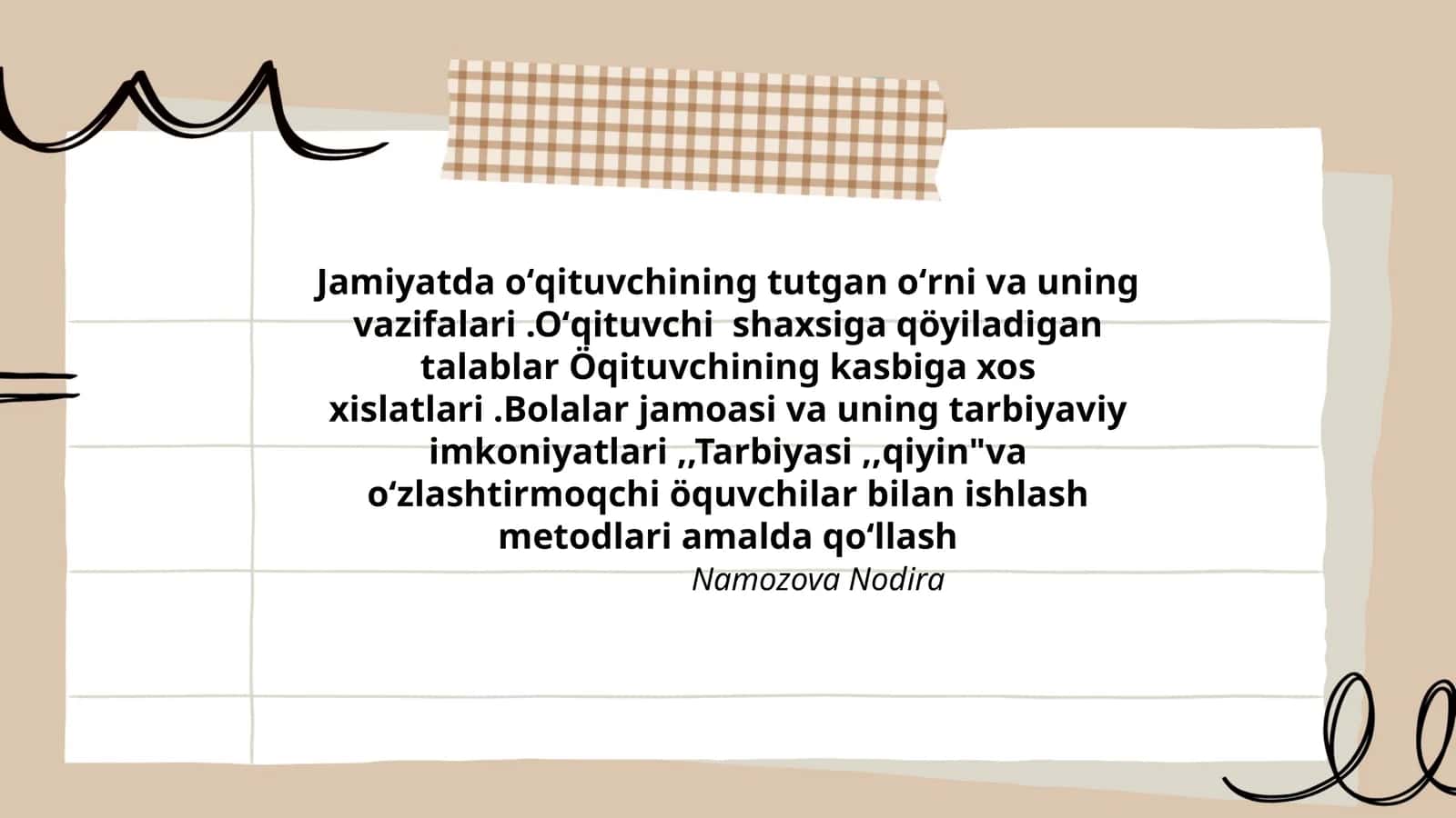 Namozova Nodira 1