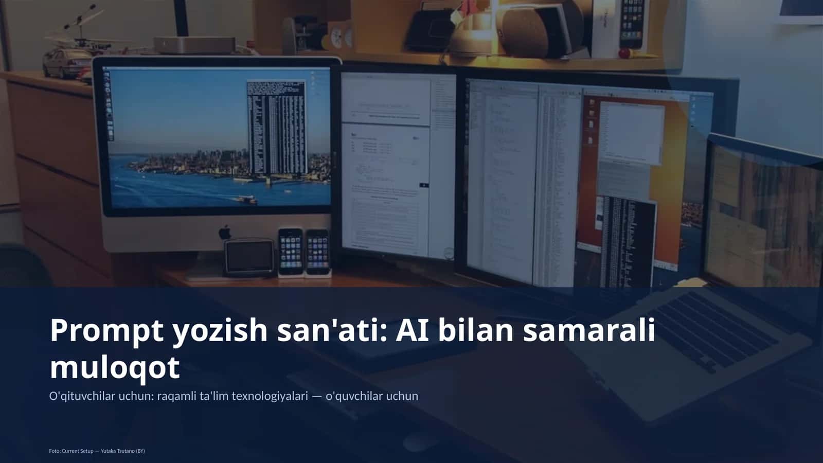 Prompt yozish san'ati: AI bilan samarali muloqot 1