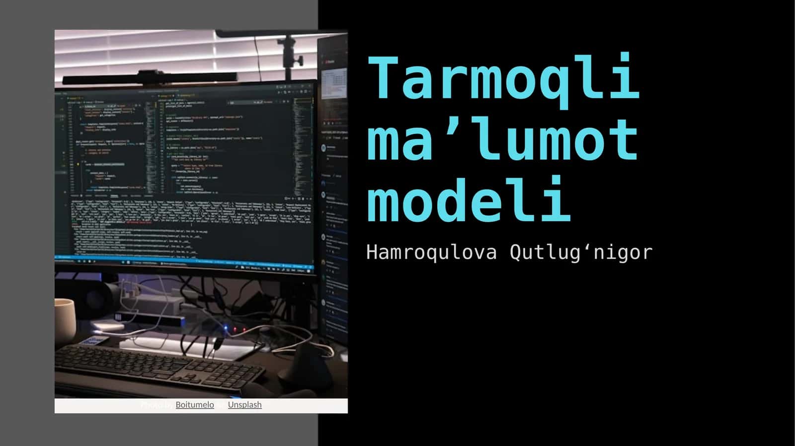 Tarmoqli maʼlumot modeli 1
