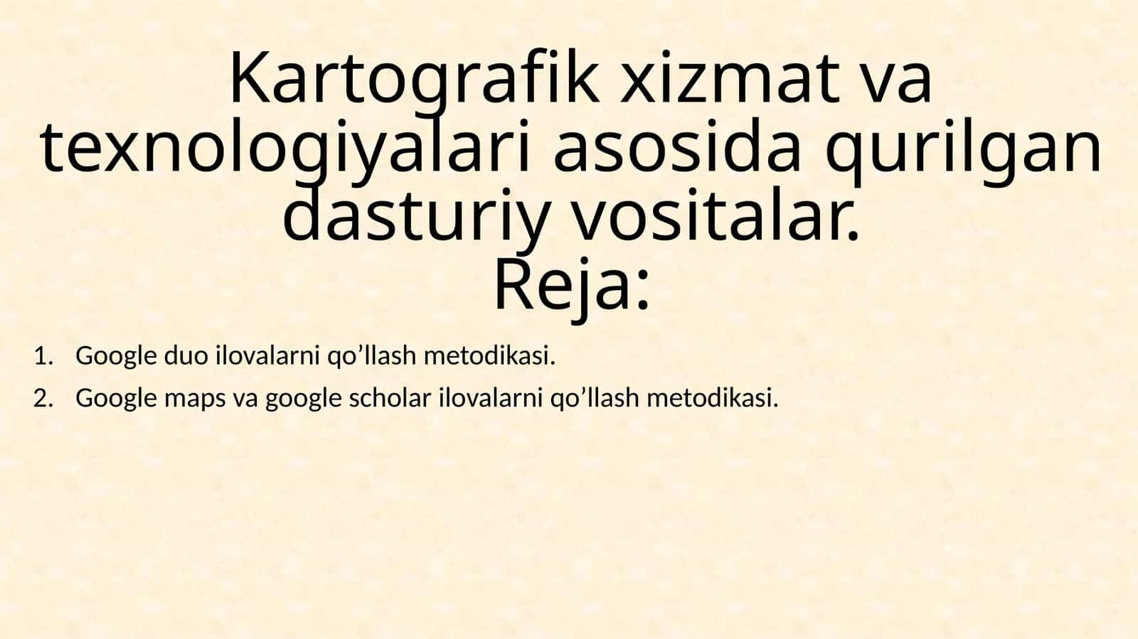 Google duo ilovalarni qo’llash metodikasi 1