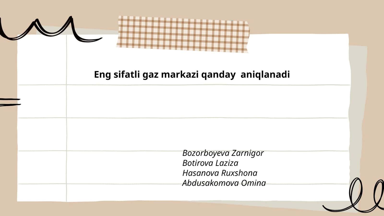 Eng sifatli gaz markazi qanday aniqlanadi 1