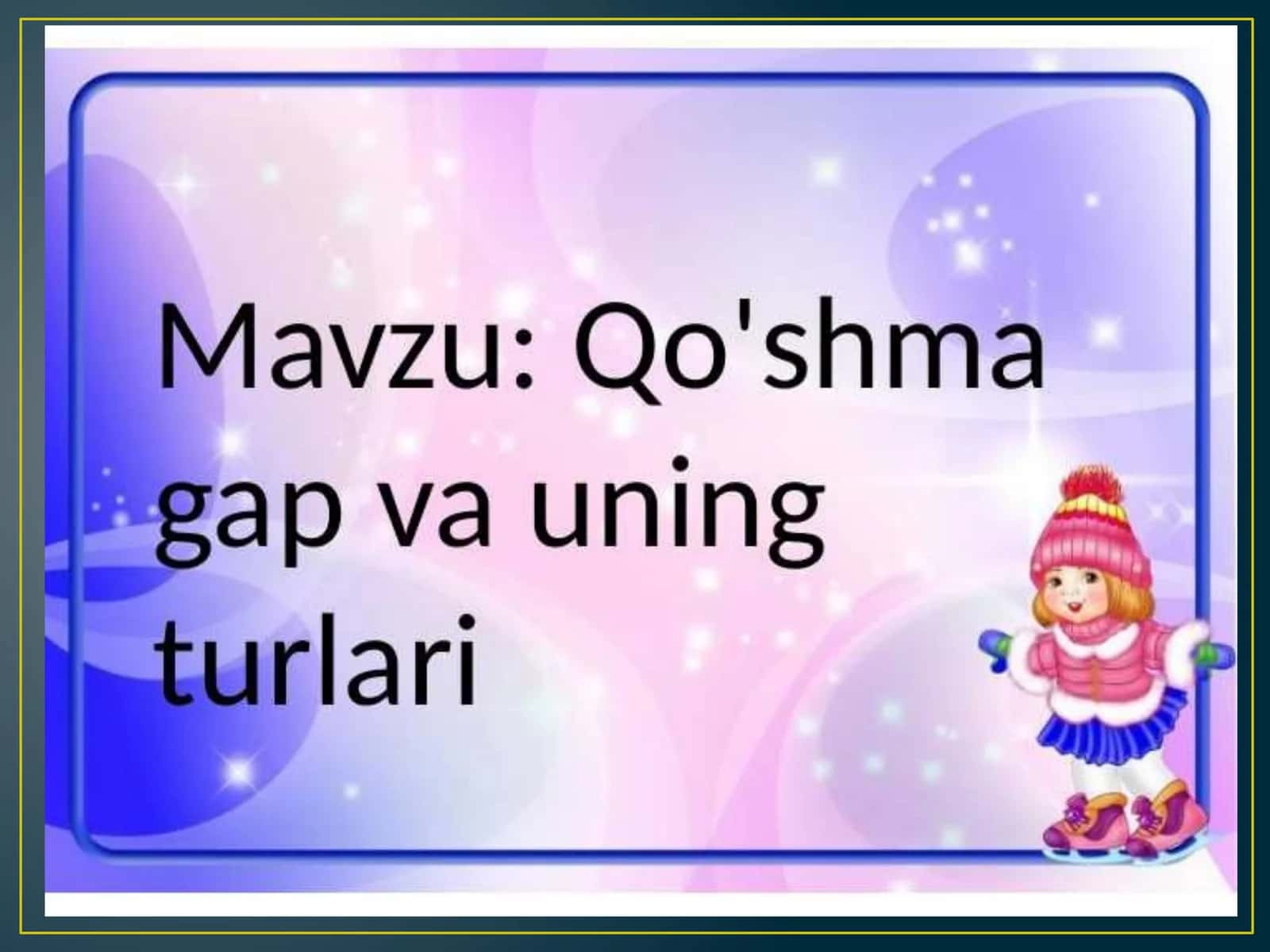 Qoʻshma gap turlari 1