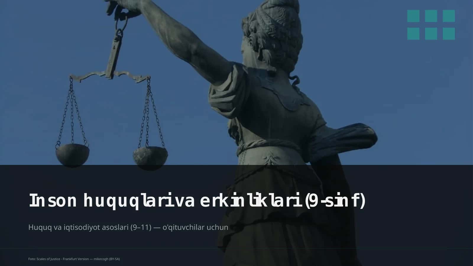 Inson huquqlari va erkinliklari (9-sinf) 1
