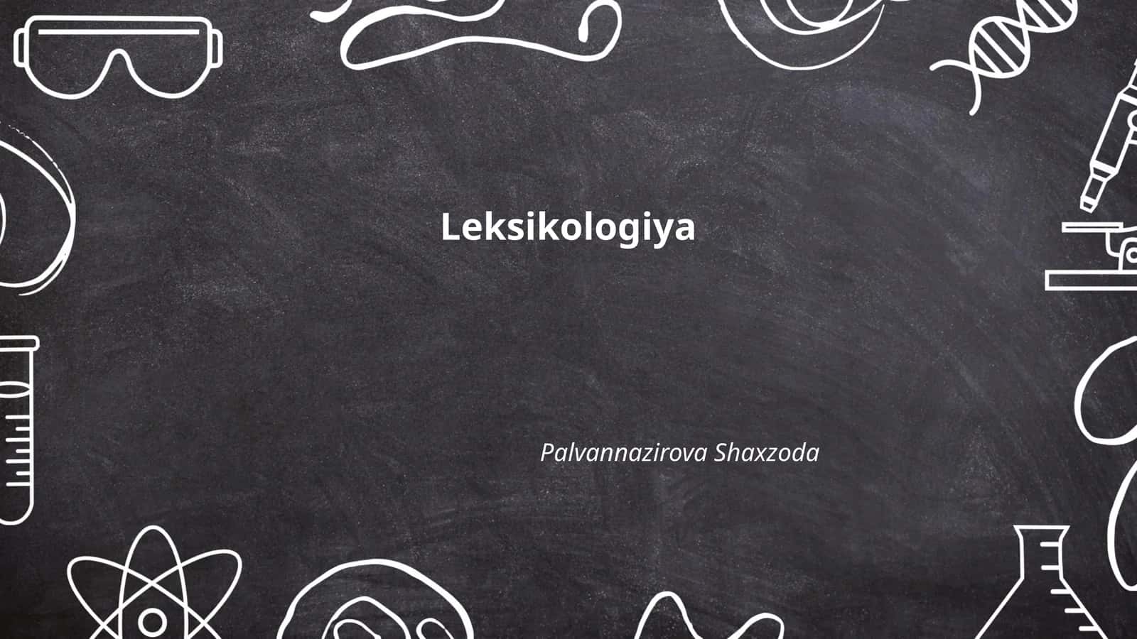 Leksikologiya 1