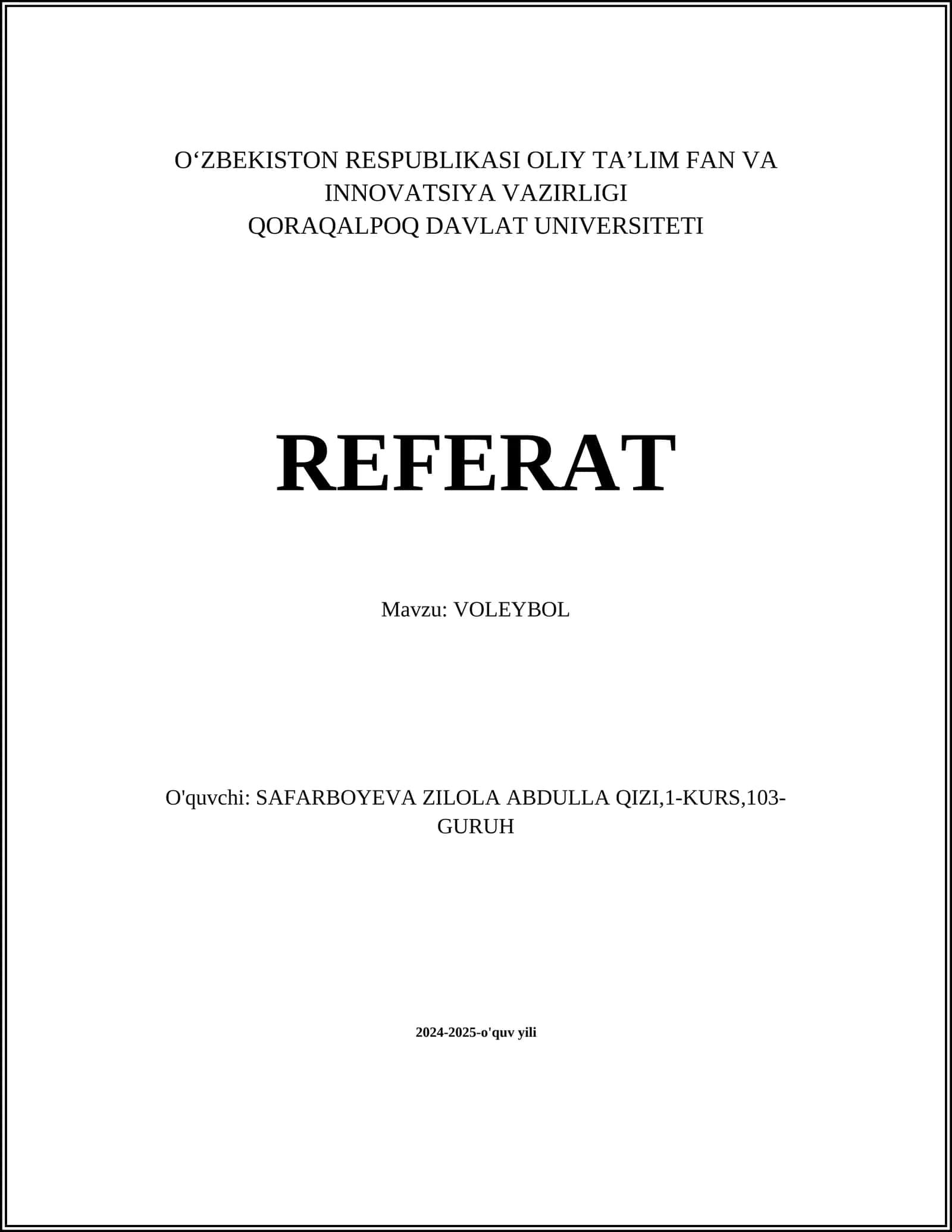 VOLEYBOL 1