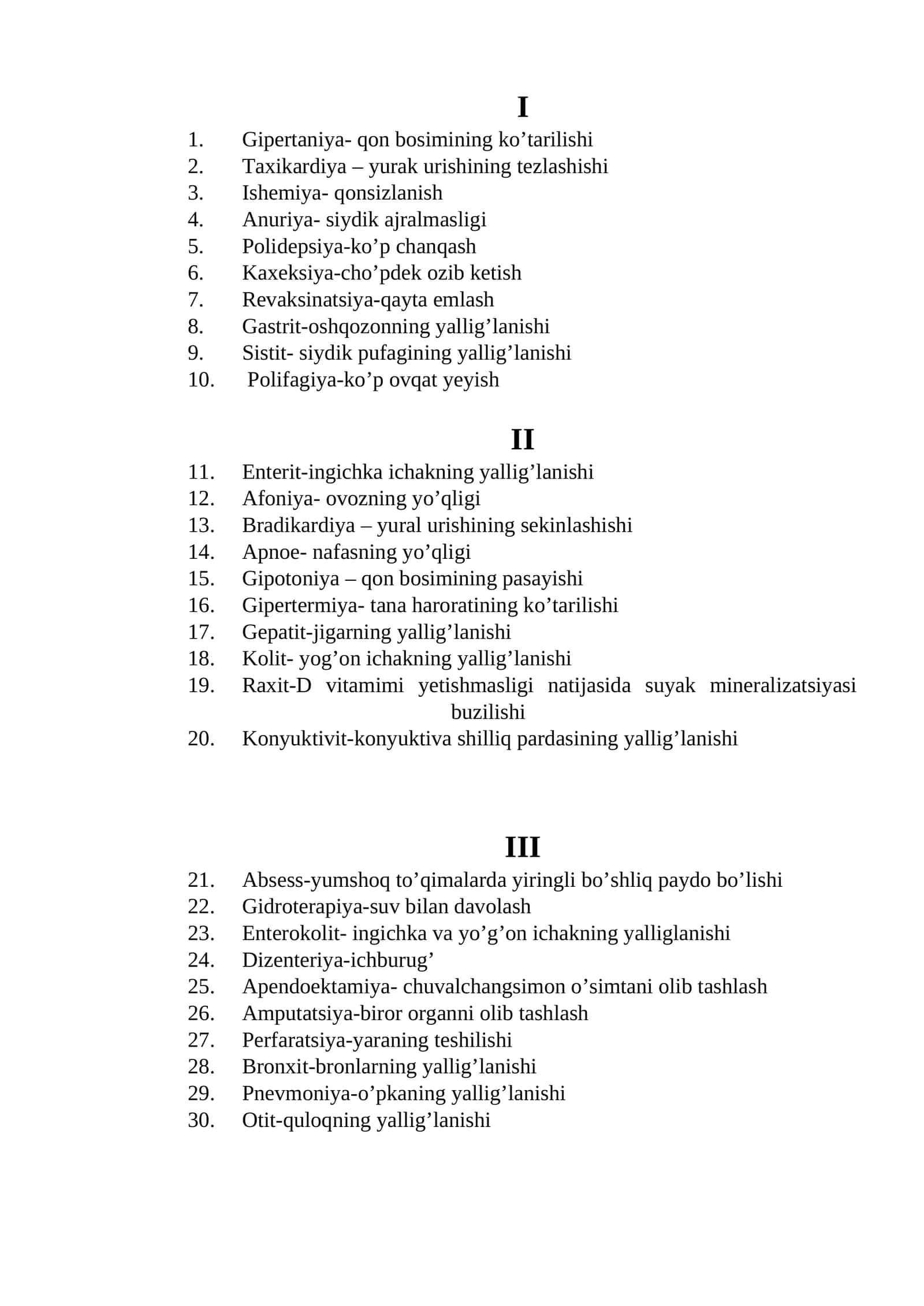 Tibbiyotni dastlab kilish 1