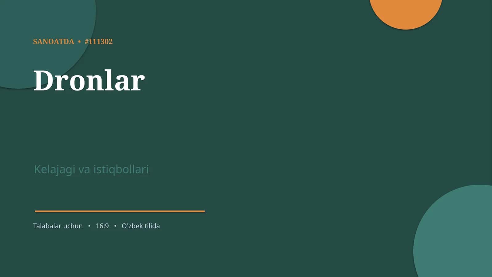 Dronlar 1