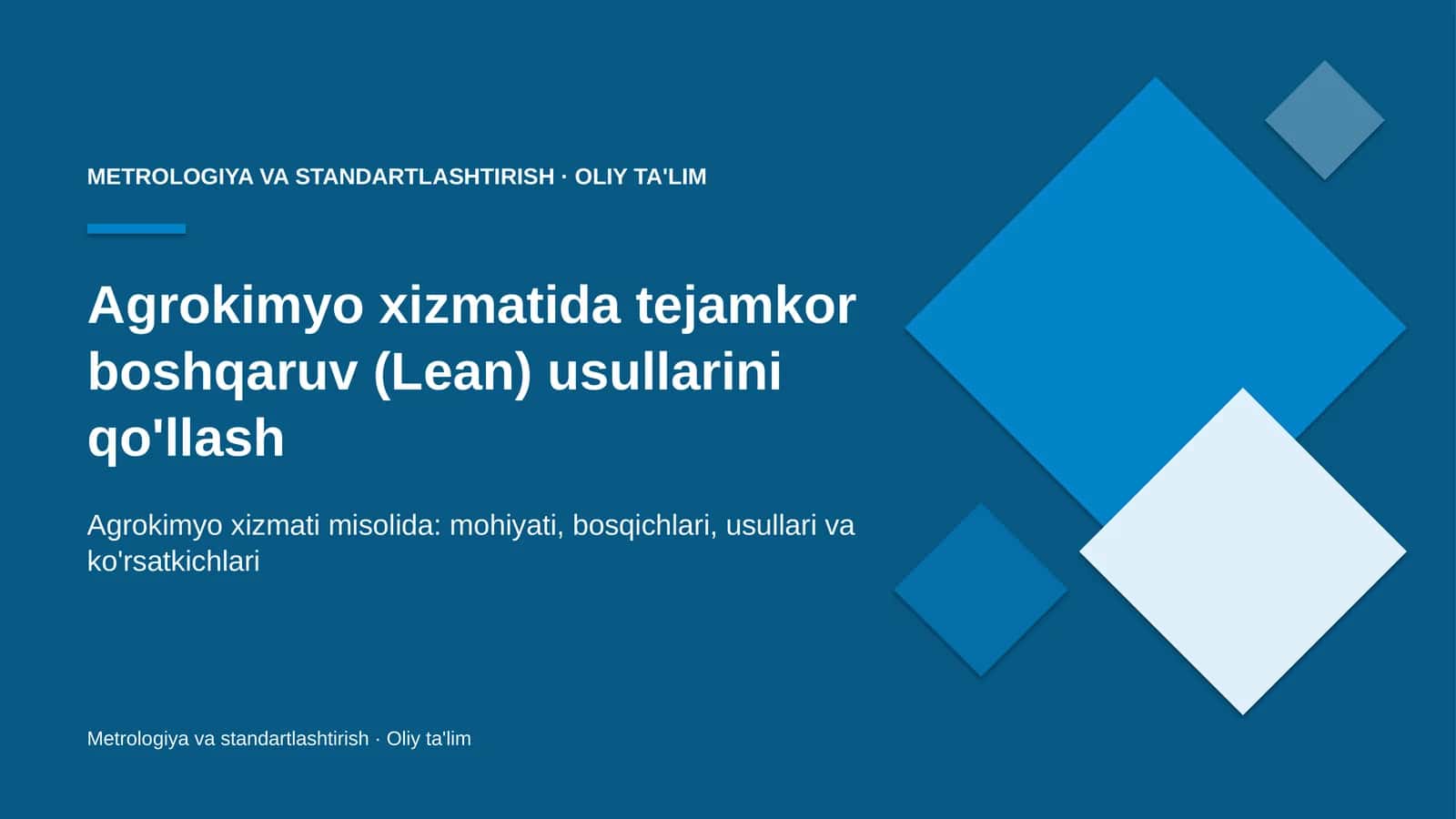 agrokimyo xizmatida tejamkor boshqaruv lean usullarini qo'llash 1173 1