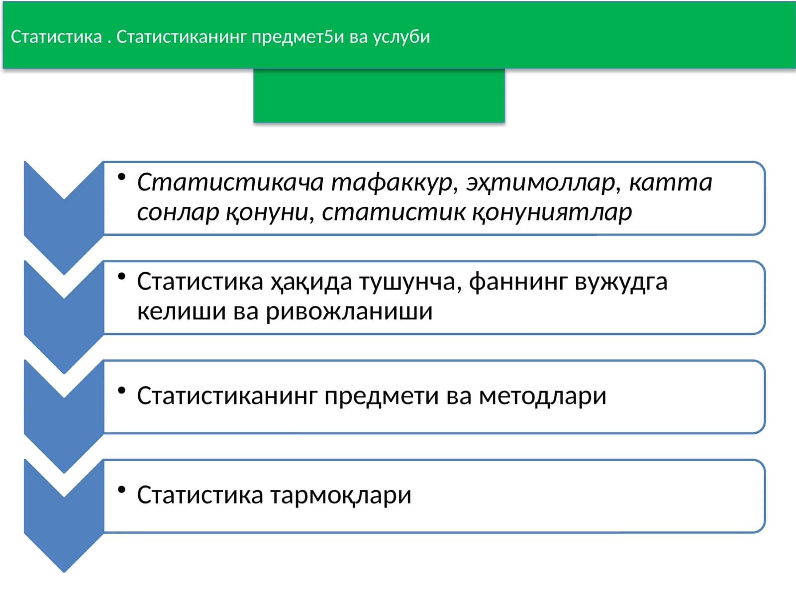Статистика 1