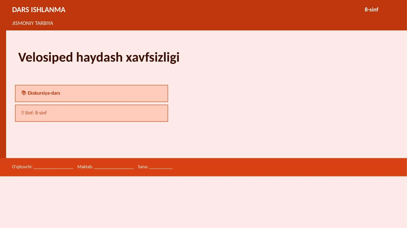 Velosiped haydash xavfsizligi 1