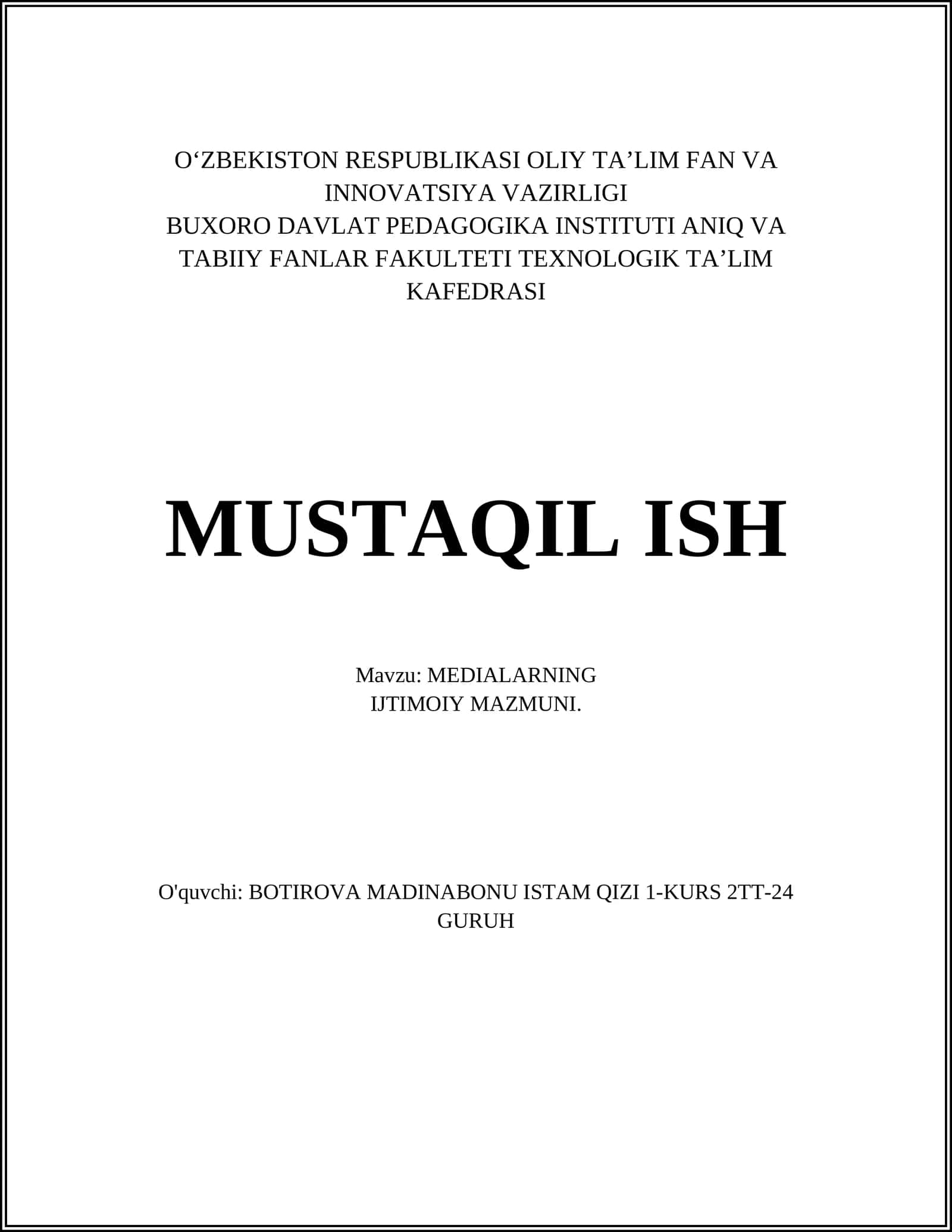 Sun'iy intellekt va ta'lim 1