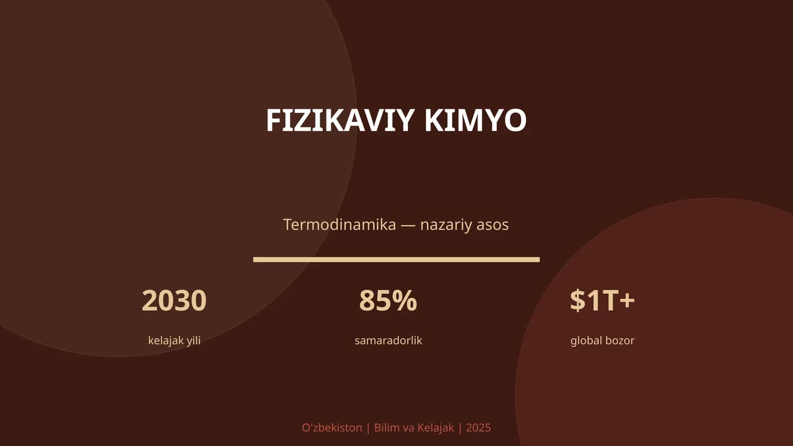 Fizikaviy kimyo 1