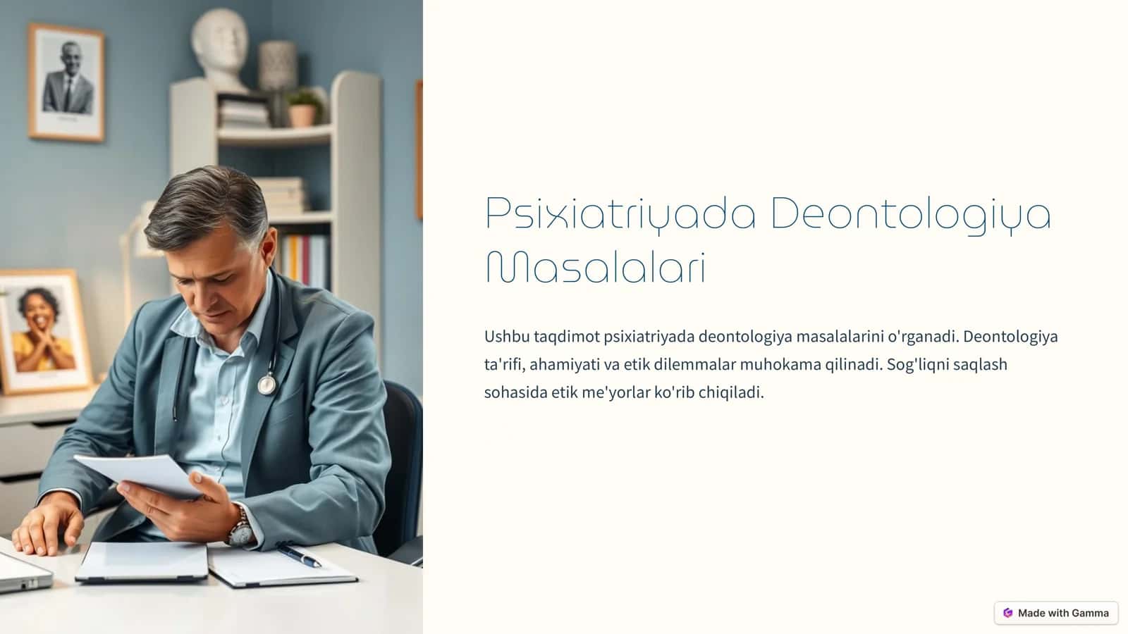 Psixiatriyada Deontologiya Masalalari 1