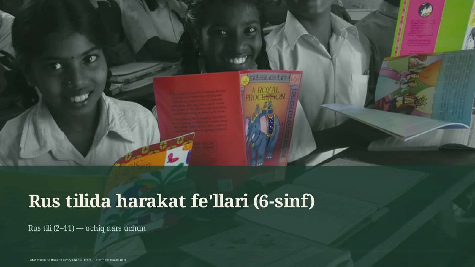 Rus tilida harakat fe'llari (6-sinf) 1