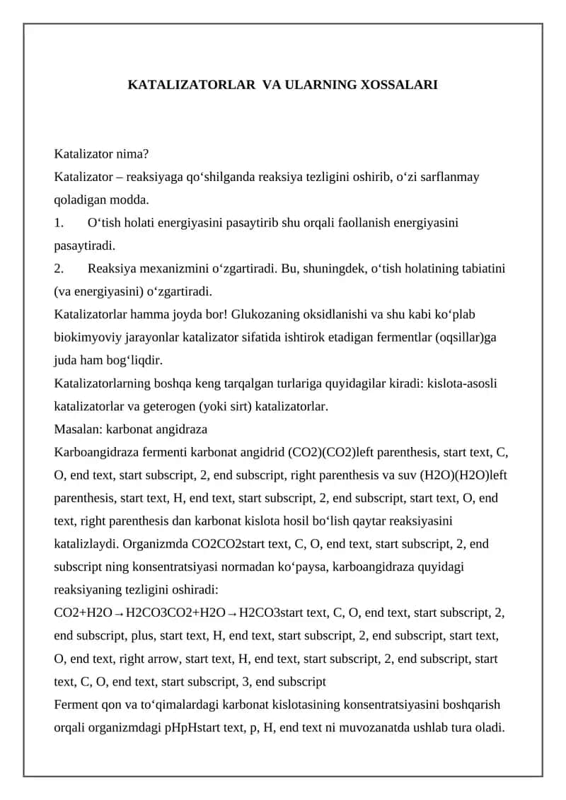 Katalizatorlar 1