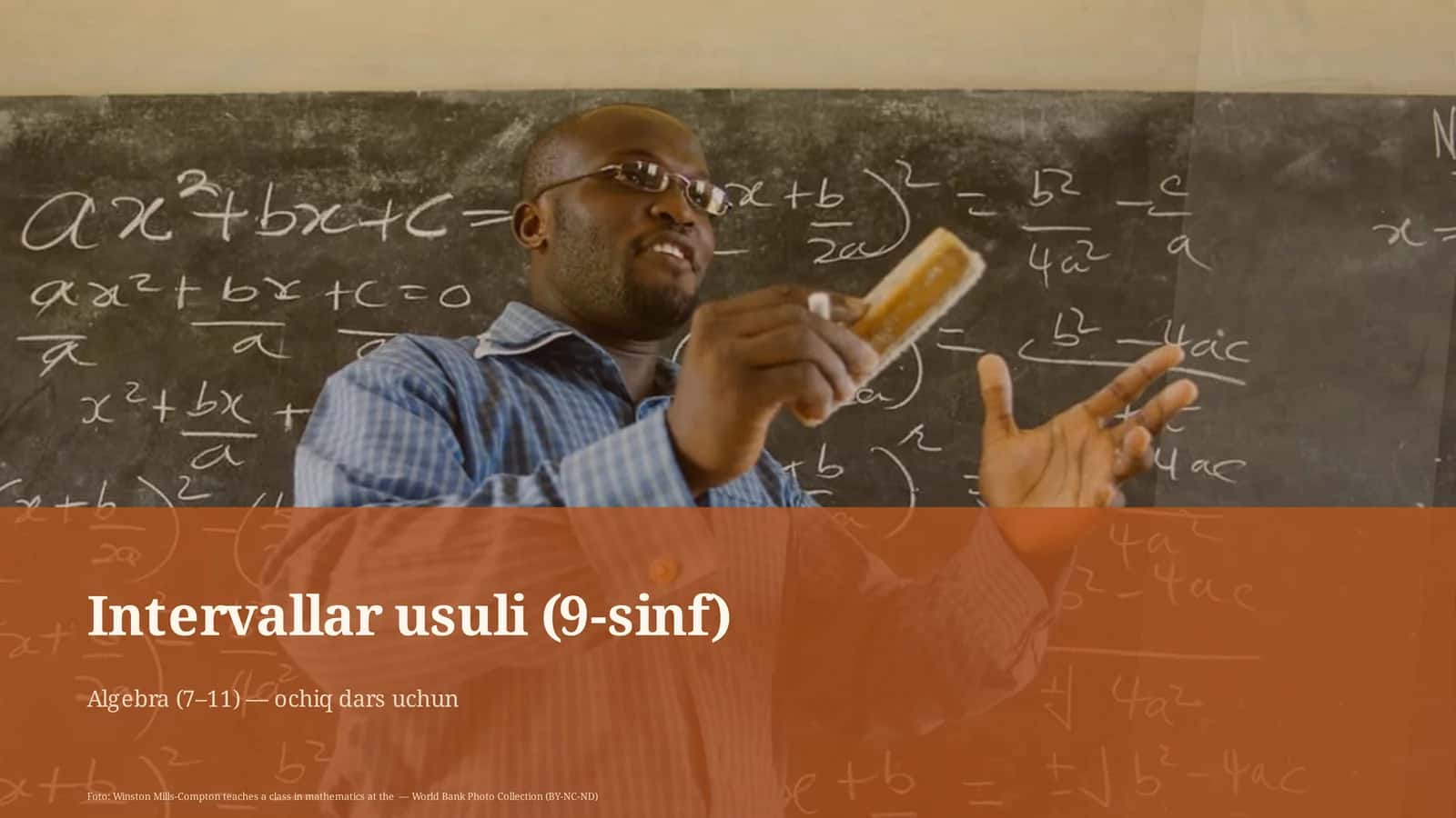 Intervallar usuli (9-sinf) 1