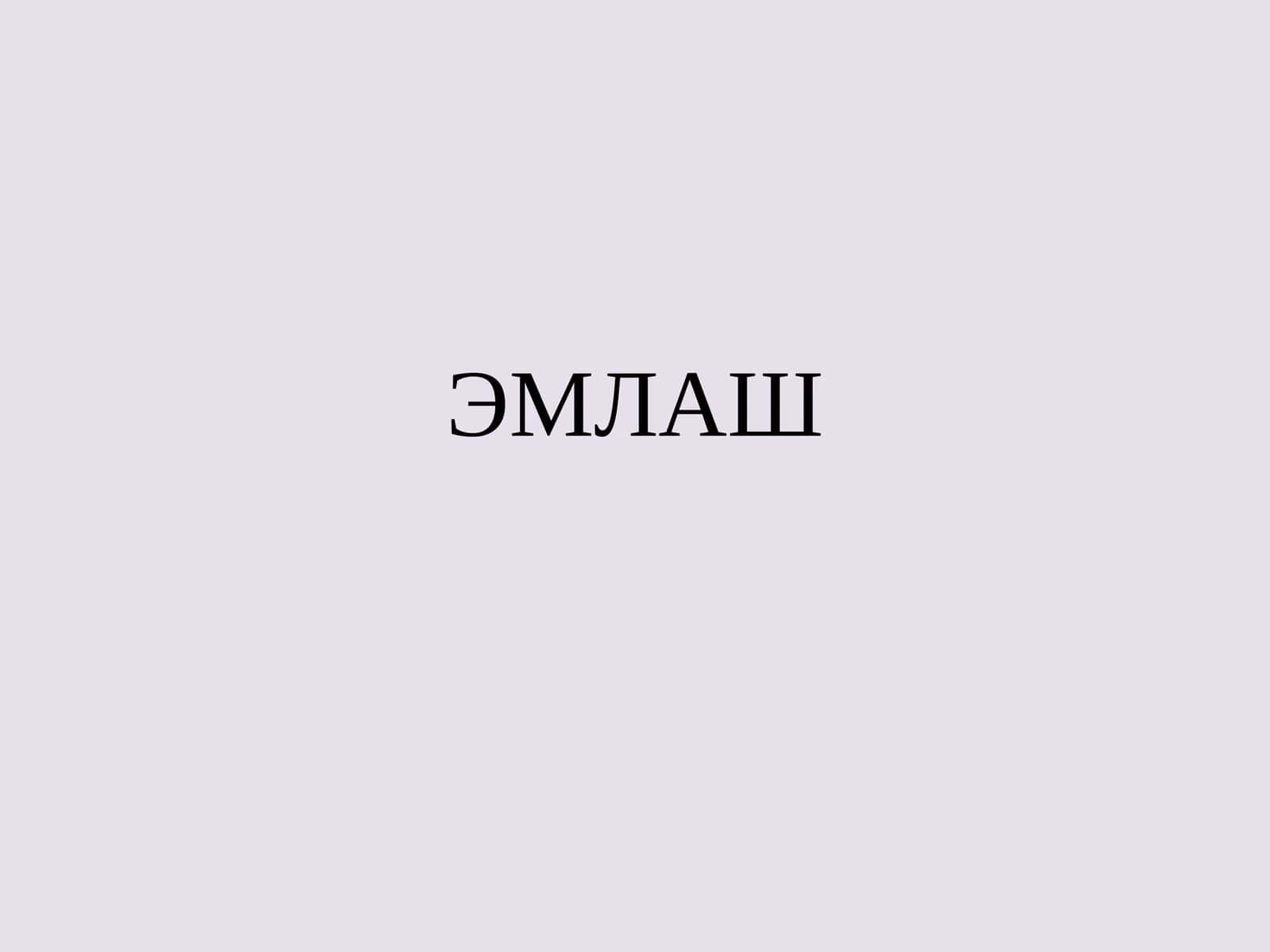ЭМЛАШ 1
