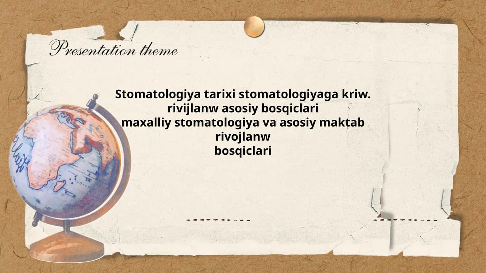 Stomatologiya tarixi 1