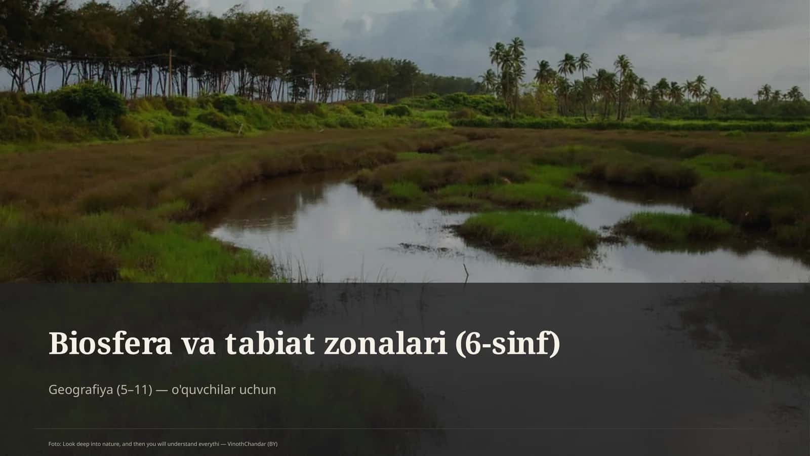 Biosfera va tabiat zonalari (6-sinf) 1