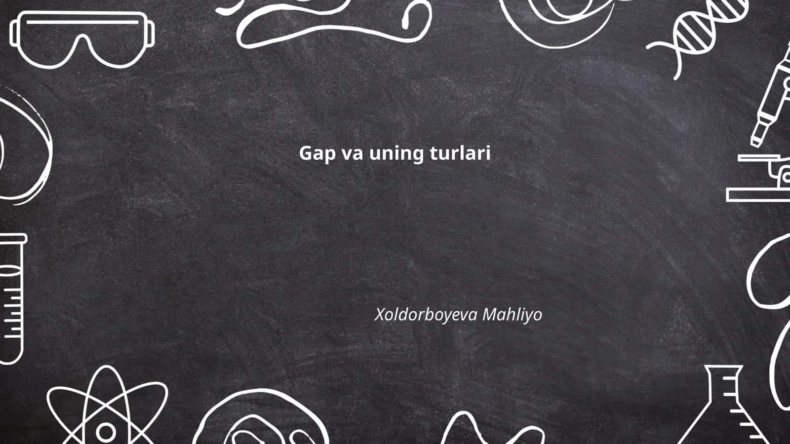 Gap va uning turlari 1