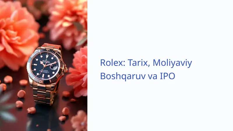 Rolex Tarix, Moliyaviy Boshqaruv va IPO 1