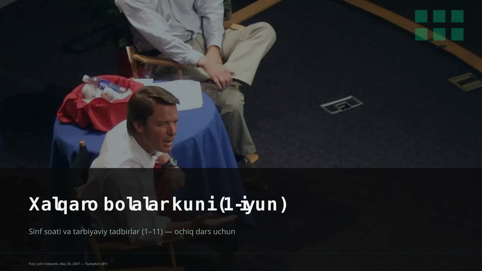Sinf soati va tarbiyaviy tadbirlar 1