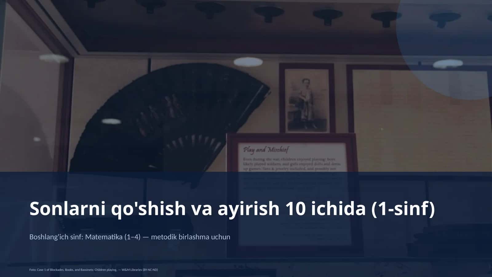 Matematika (1–4) — metodik birlashma uchun 1