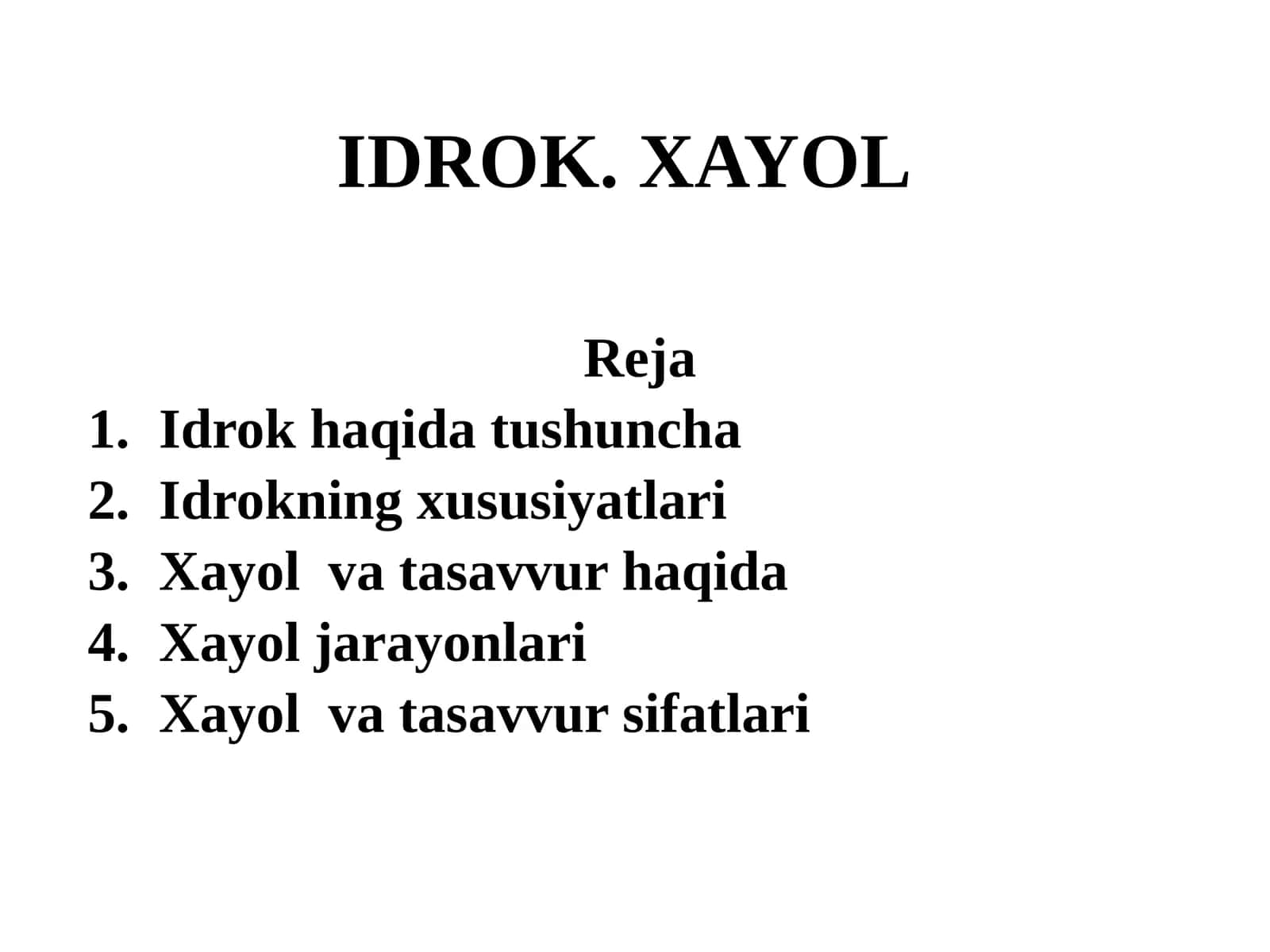 IDROK. XAYOL 1