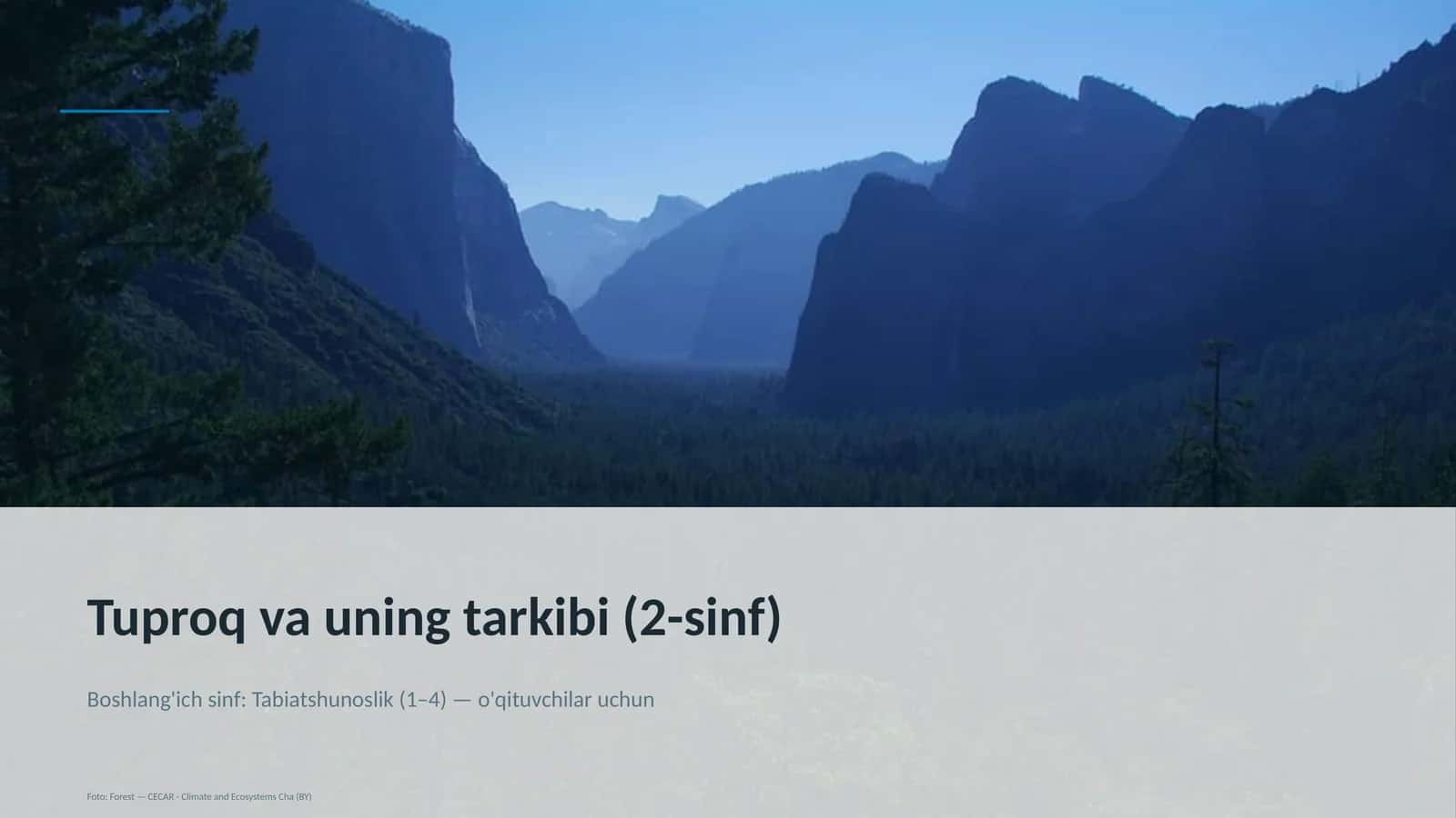 Tuproq va uning tarkibi (2-sinf) 1