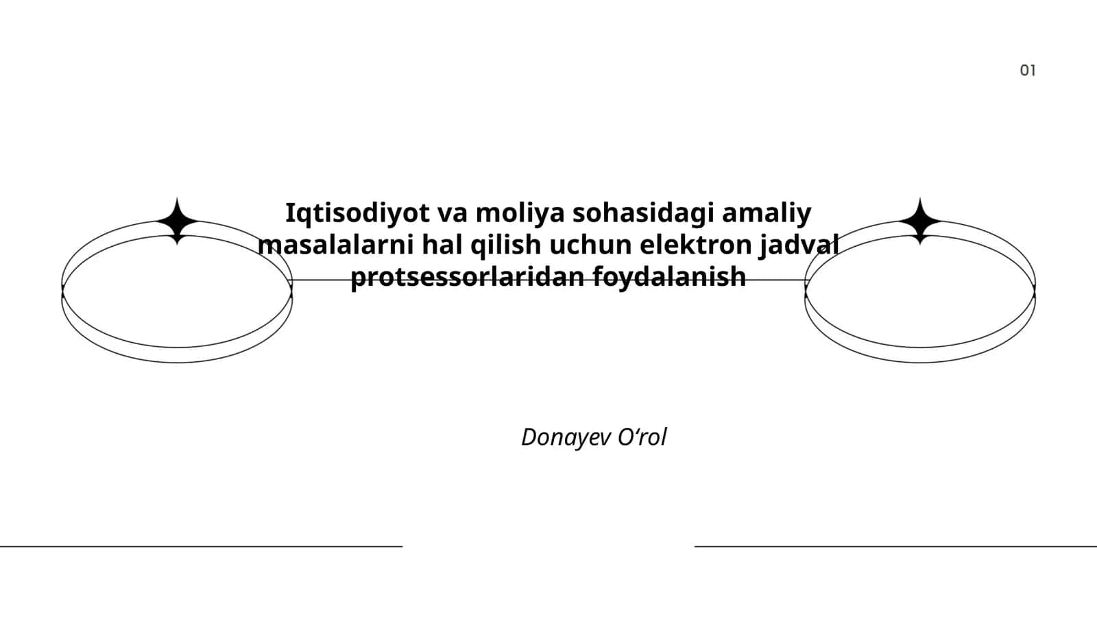 Elektron jadval protsessorlari 1