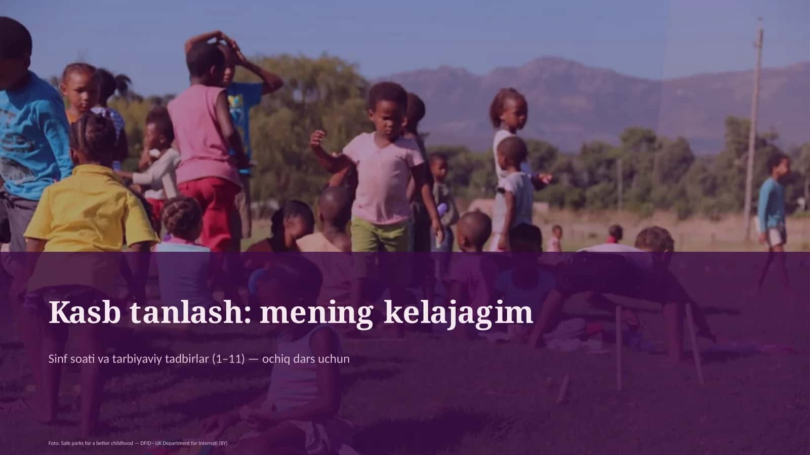 Kasb tanlash: mening kelajagim 1