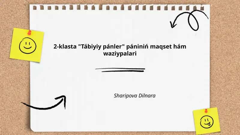 Tábiyiy pánler 1