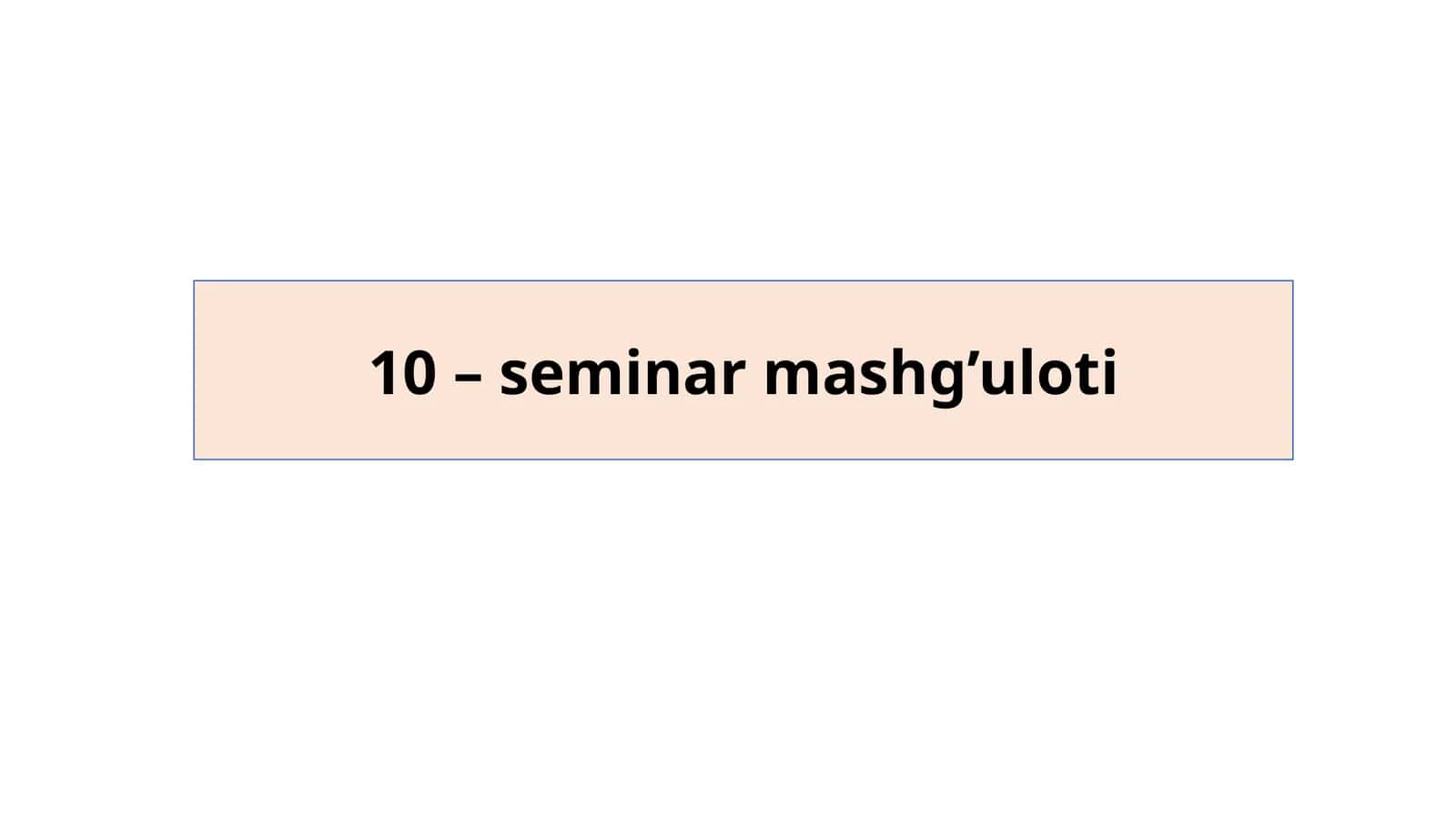 seminarmashg’uloti 1